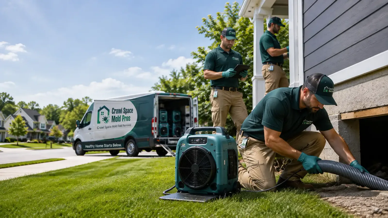 Crawl Space Mold Removal in Cedarville, IL